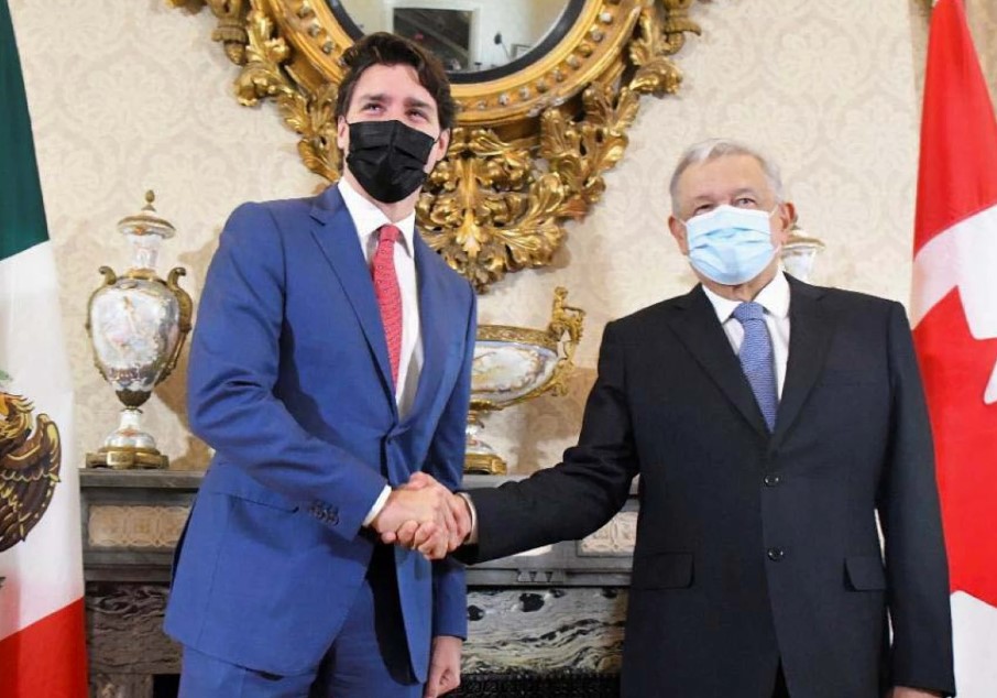 Trudeau y López Obrador inician reunión bilateral entre roces comerciales