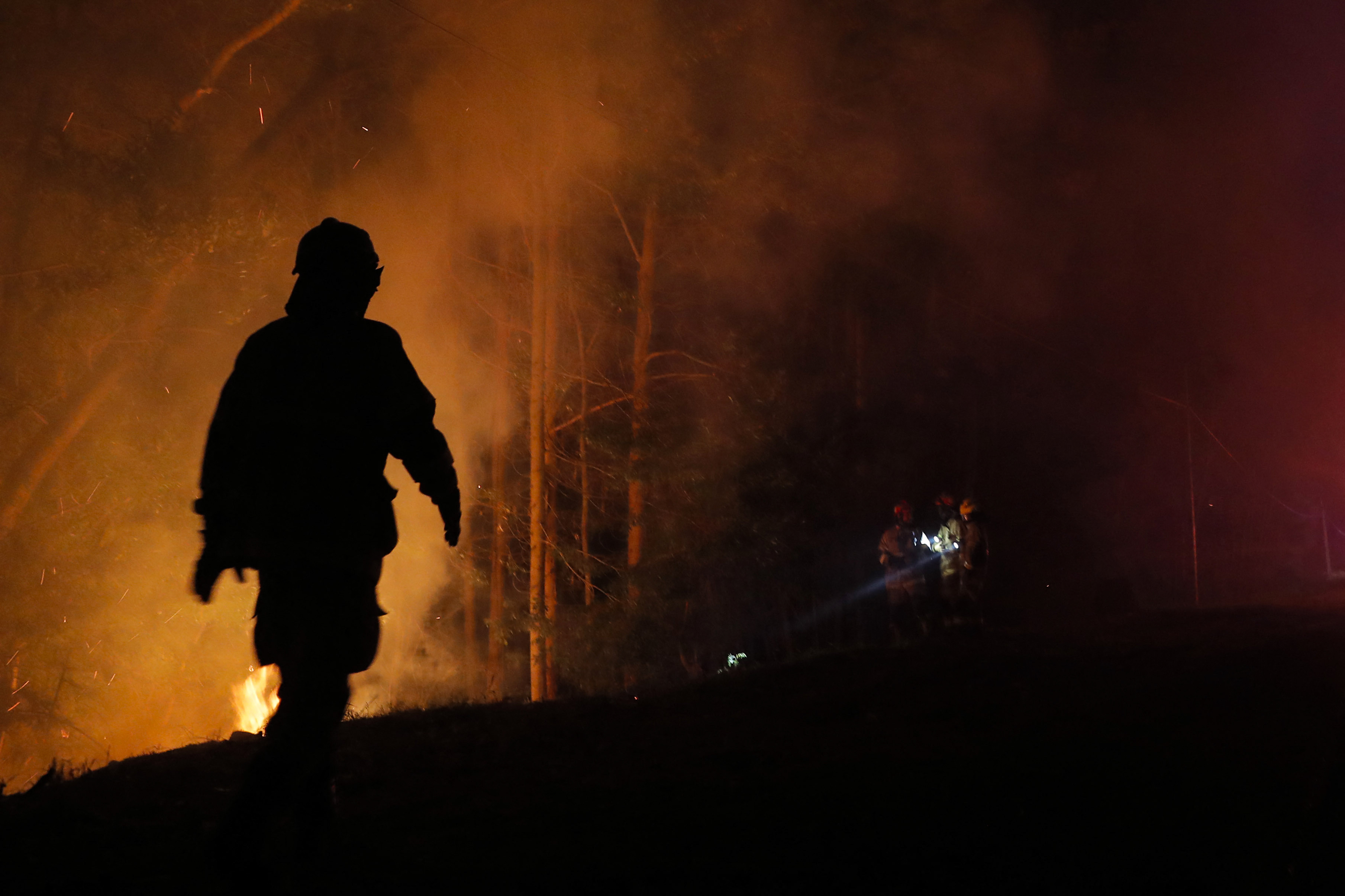 Decretaron toque de queda en municipios afectados por los incendios en Chile