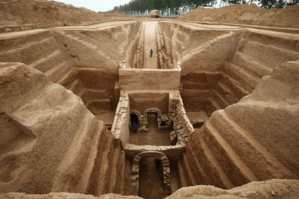 Arqueólogos chinos hallan ruinas relacionadas con el mausoleo de Cao Cao