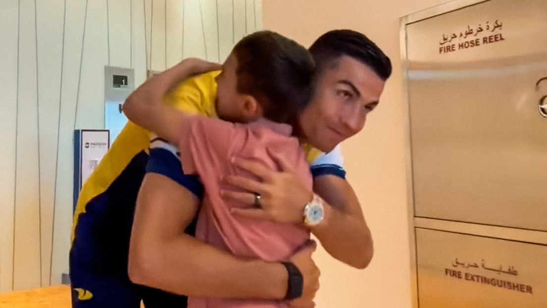 Niño víctima del terremoto en Siria cumple su sueño de conocer a Cristiano Ronaldo (VIDEO)