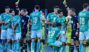 Escándalo en México: árbitro le pegó un rodillazo a futbolista del León en partido contra el América (VIDEO)