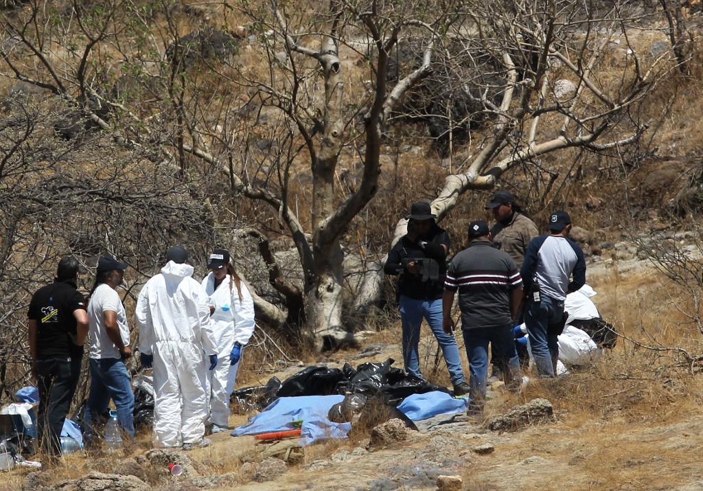 Hallazgo de 45 bolsas con restos humanos apunta a un misterioso call center en México