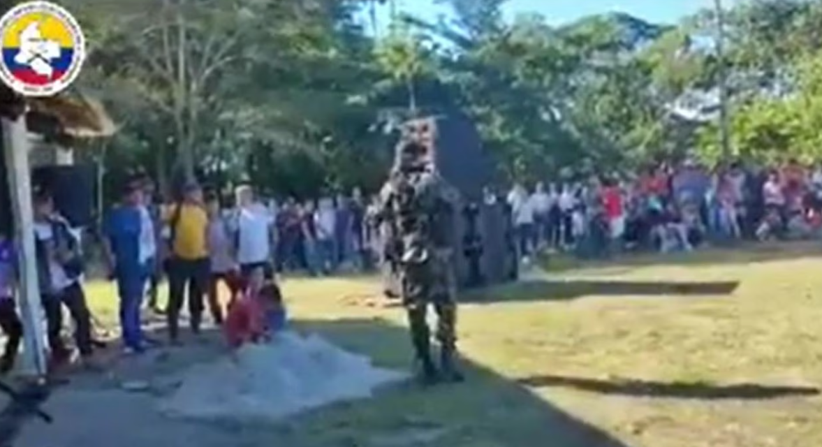 Hasta con bendición sacerdotal disidencias armadas colombianas inauguraron obras en zona rural de Tibú (VIDEO)