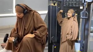 Joven musulmana se hizo VIRAL por hacer ejercicio utilizando su hiyab (Video)