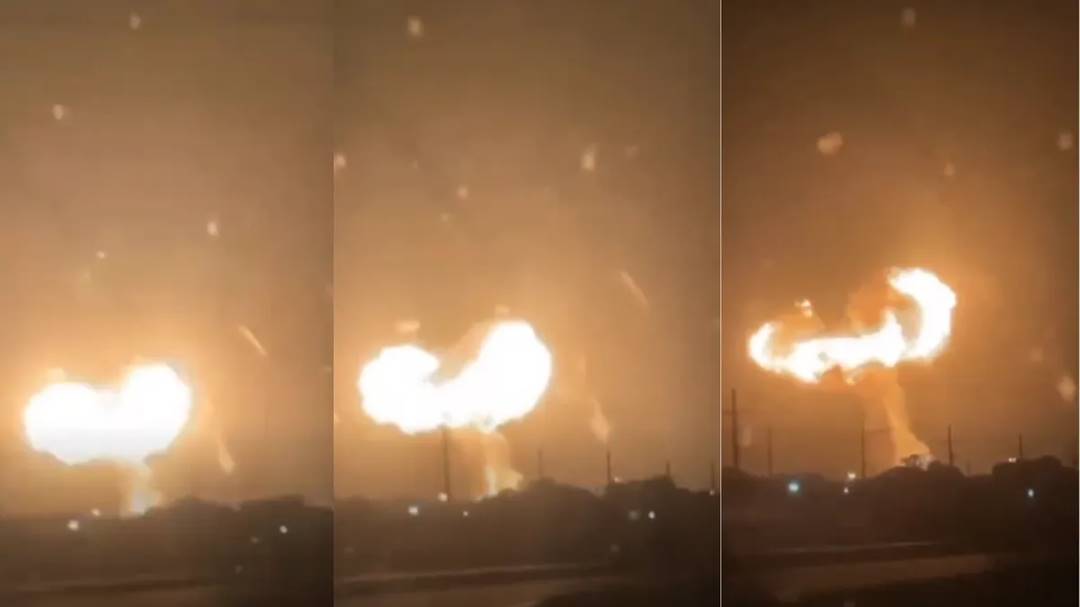 VIDEO: El impresionante incendio en una planta química de EEUU que provocó una gran evacuación