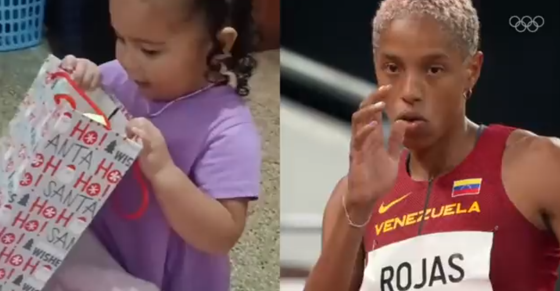 La increíble reacción de una pequeña al recibir muñeca de Yulimar Rojas (VIDEO)
