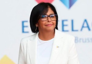 Lo que dijo Delcy Eloína tras inauguración de la “macrorrueda” de negocios entre Venezuela y Colombia