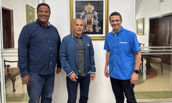 Capriles se reunió con el gobernador Manuel Rosales y con el alcalde Rafael Ramírez