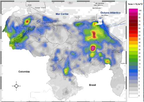 Descargas eléctricas y ráfagas de viento: el pronóstico de Inameh en Venezuela para este #27Sep