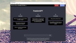 Cómo usar FreedomGPT para instalar alternativas gratuitas de ChatGPT localmente en su computadora