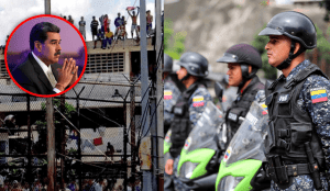 El fuerte despliegue policial que el chavismo ordenó para custodiar el penal de Tocuyito (VIDEO)