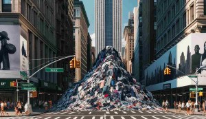 VIDEO: La campaña publicitaria por un Black Friday más sostenible que usa imágenes en 3D en Times Square