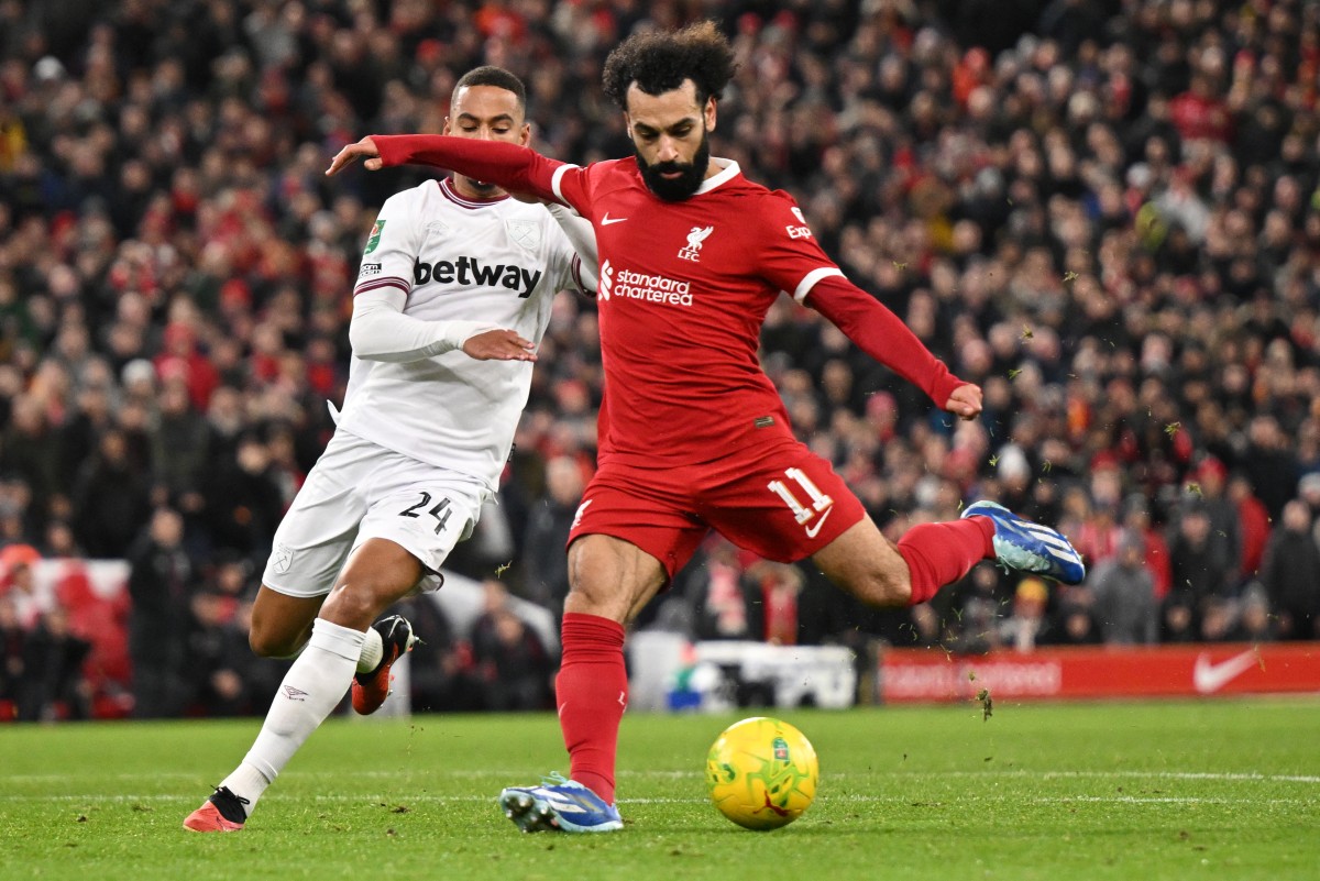 Liverpool aplastó al West Ham para meterse en semifinales de la Copa de la Liga