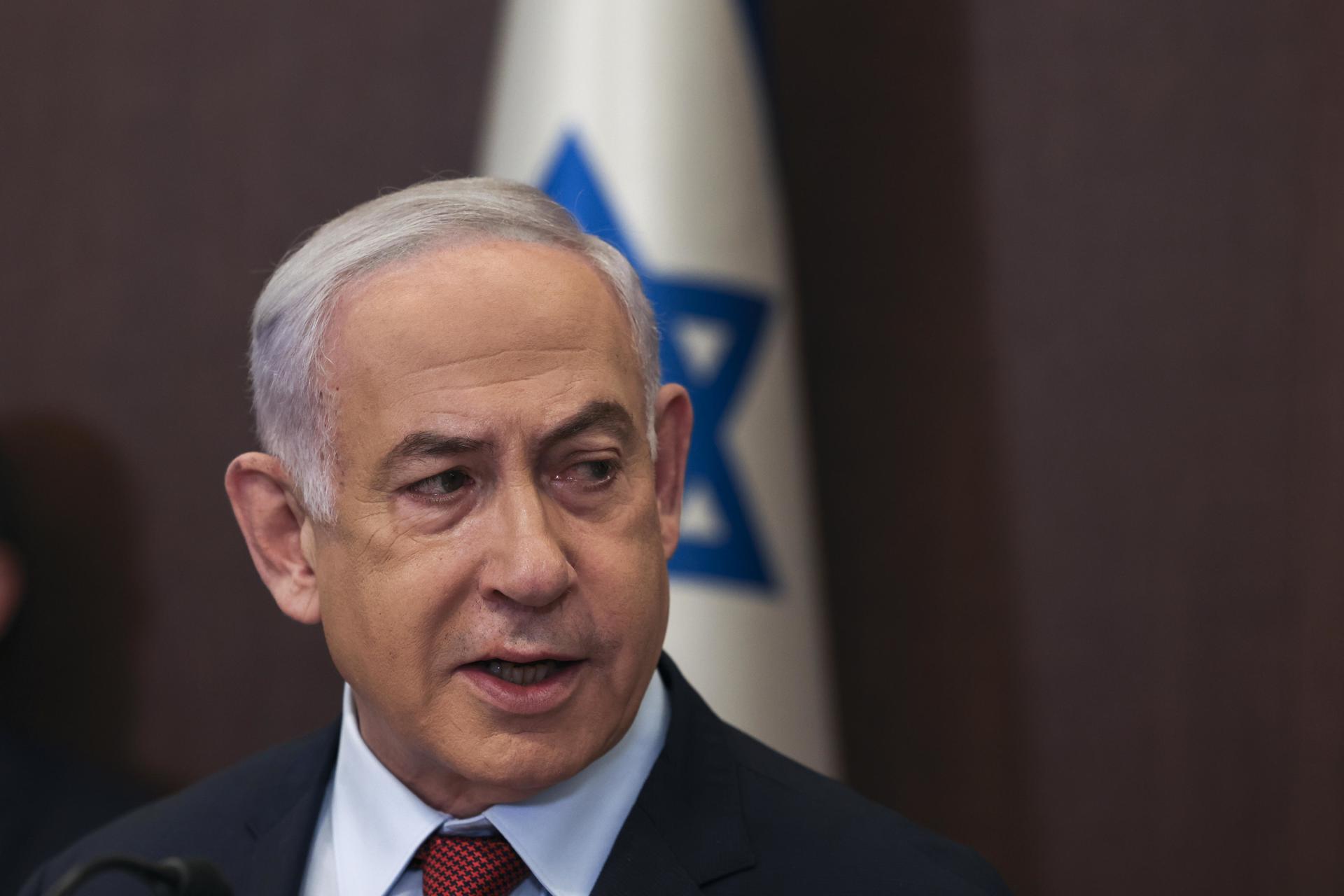 Netanyahu expresó su rechazo a crear Estado palestino en escenario posguerra en Gaza