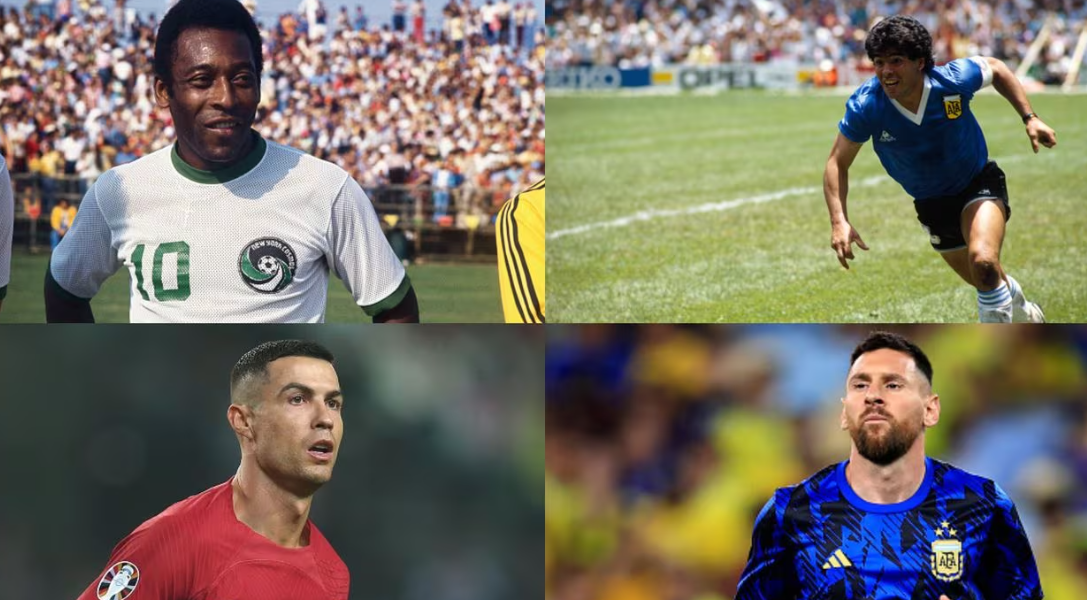 ¿Pelé, Maradona, Ronaldo, Messi? Inteligencia artificial revela quién ha sido el mejor futbolista de la historia