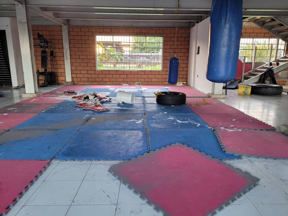 Vandalizan gimnasio de taekwondo en Apure pese a que cerca tiene un módulo policial (FOTOS)