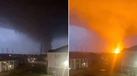 VIDEO: La “explosión” de un tornado que lo hizo desaparecer por algunos segundos en Tennessee