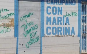 Vandalizan sedes de Colegio de Profesores y del Voluntariado con María Corina en Carúpano (FOTOS)