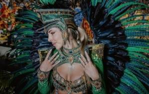¡Mírala! Corina Smith se lució en los Carnavales de Río de Janeiro