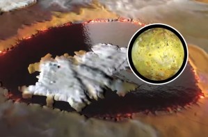 La Nasa descubrió un lago de lava vítrea en la luna de Júpiter