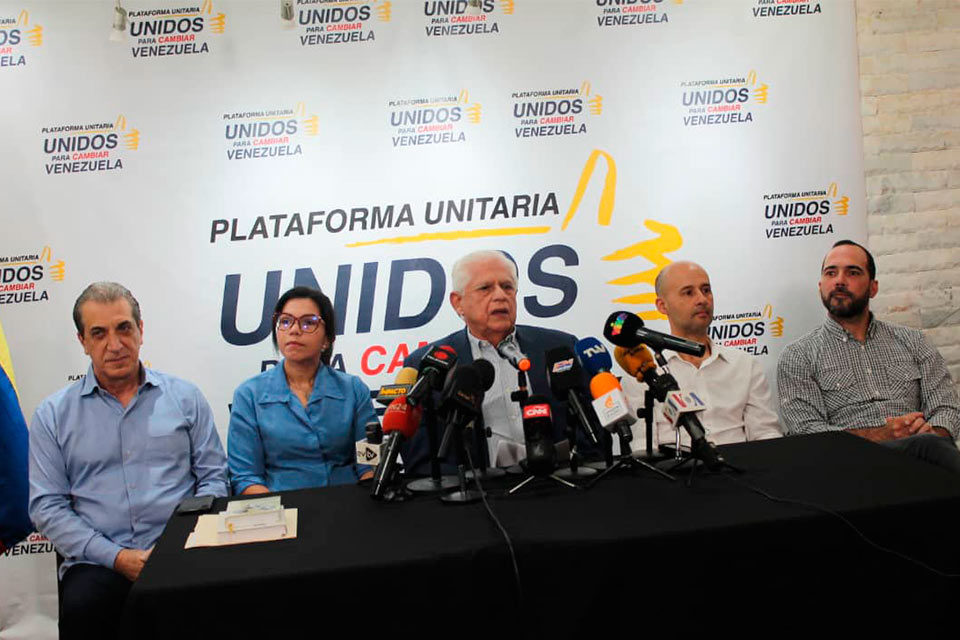 Plataforma Unitaria dirá presente en el simulacro electoral, pero no movilizará a votantes
