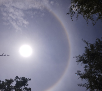 EN IMÁGENES: el halo solar que sorprendió a los maracuchos este #4Jun