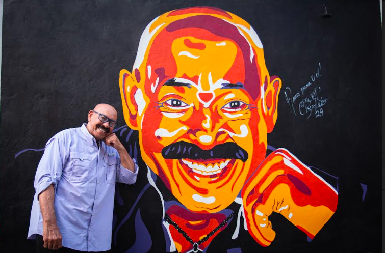 Oscar D’León vuelve a ser homenajeado con un imponente mural en Chacao