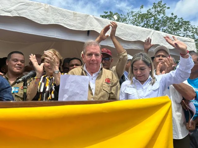 Edmundo González: I am here to accept the commitment to change Venezuela