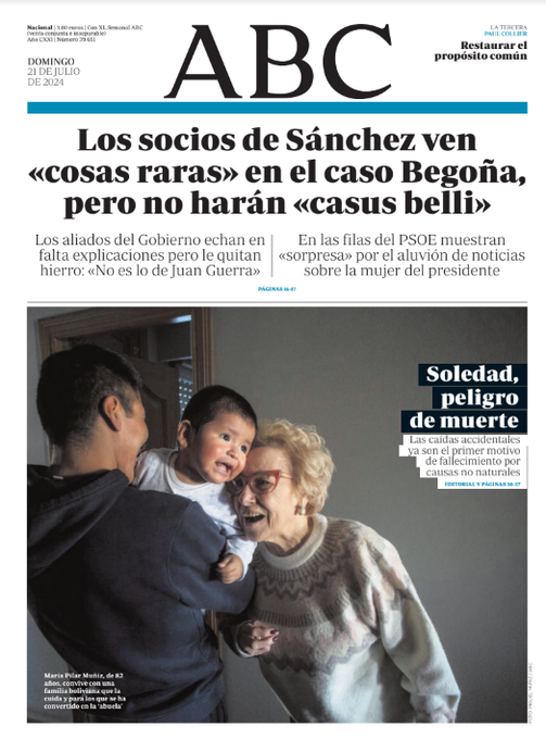 Portadas de la prensa internacional de este domingo 21 de julio de 2024