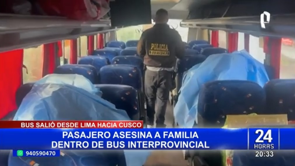 Horror en la autopista: peruano asesinó a una familia venezolana-dominicana dentro de un autobús (VIDEO)