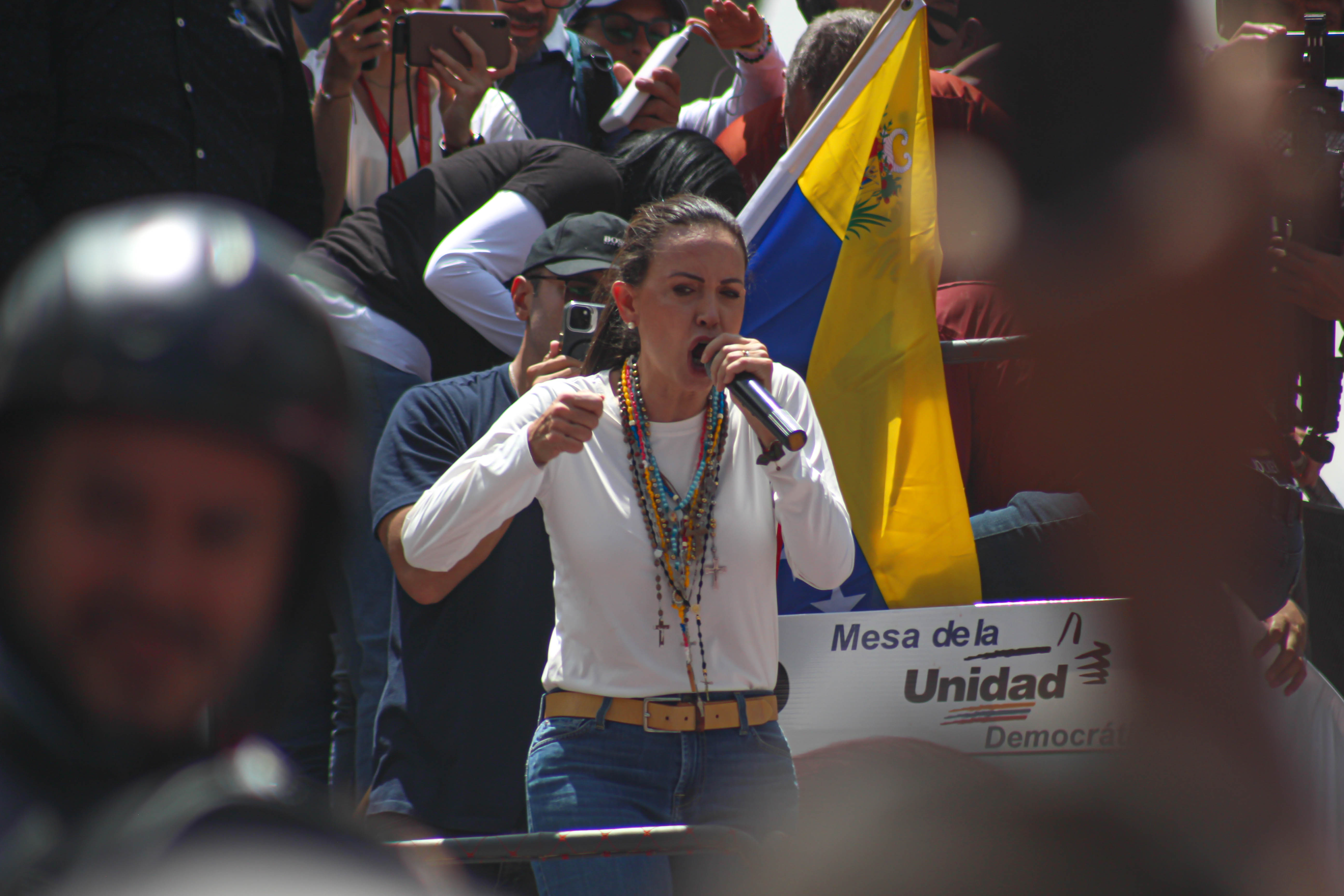 “¡Échenle bolas, imprímanlas!”: María Corina Machado dijo que el chavismo fracasará si falsifica actas