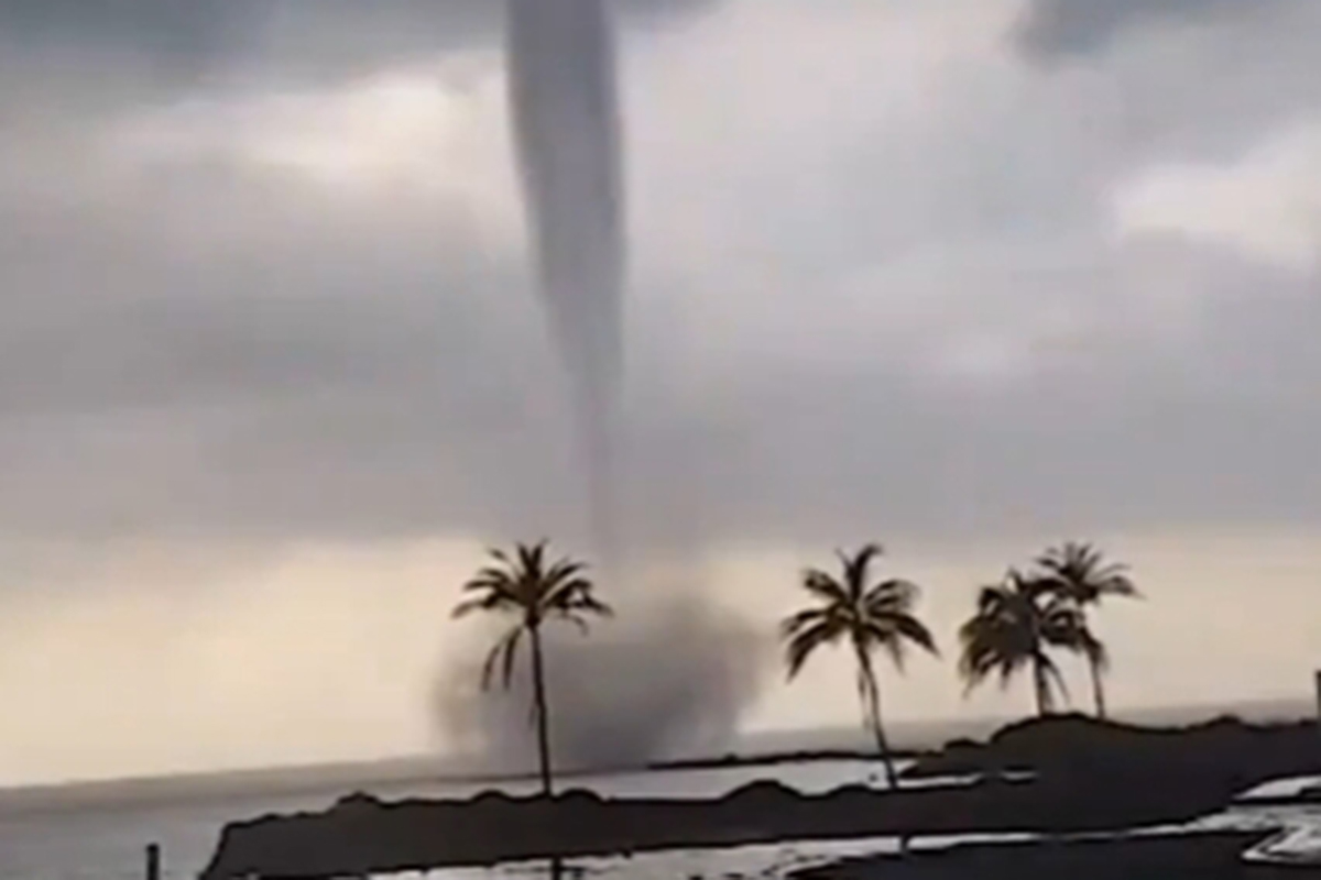 VIDEO impactante: Alucinante tromba marina sorprendió a habitantes de Margarita